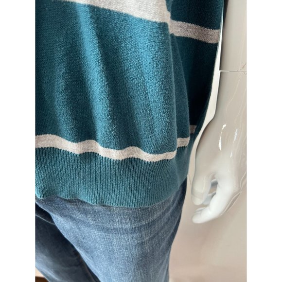 PGA Pro Series V Neck Vest Big and Tall  XXL Blue  Stripes Cotton - Picture 12 of 15